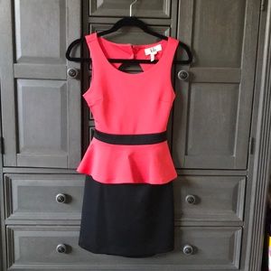 Mini bare back cocktail dress
